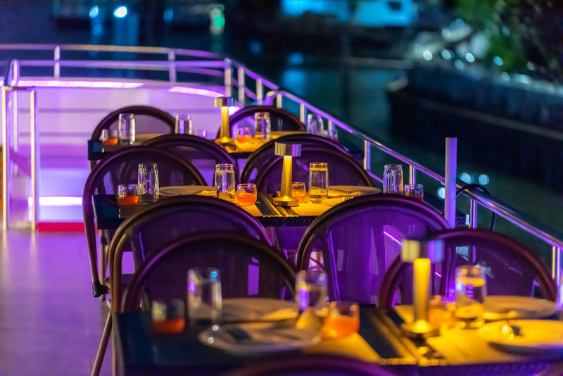 The Newest Luxury 5 Star Bangkok Chaophraya Dinner Cruise - Two Hours on the Chao Phraya