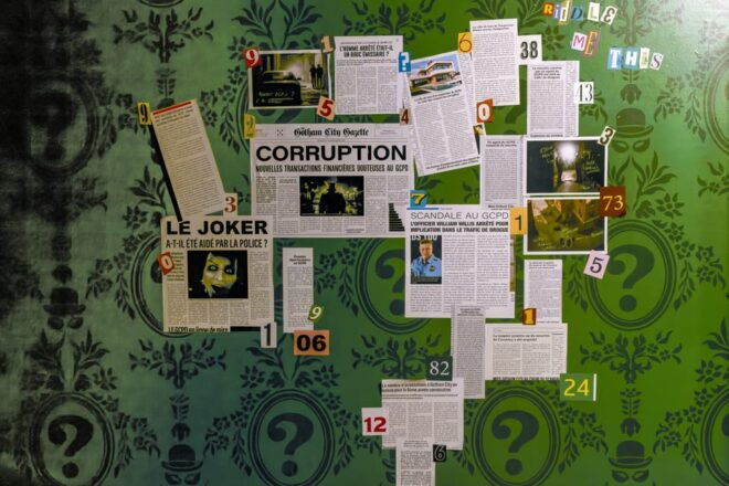 The Riddler : Your Final Test at Batman Escape Game Paris - Puzzle and Challenge Details