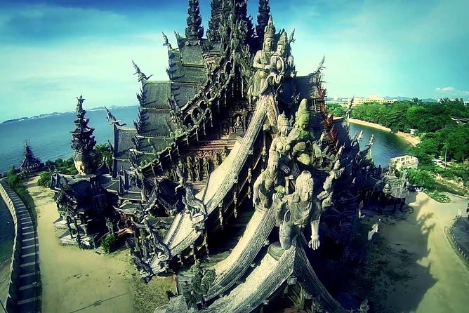 The Sanctuary of Truth Wooden Temple - Intricate Wood Carvings