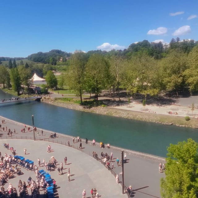 The Story of Lourdes Walking Tour in English - Exploring Rosary Square and The Crypt