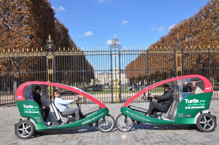 The Tout Paris Private Rickshaw Bike Tour With Audio Guide - Frequently Asked Questions
