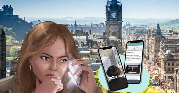 The Walter Case" Edinburgh : Outdoor Escape Game - Activity Overview