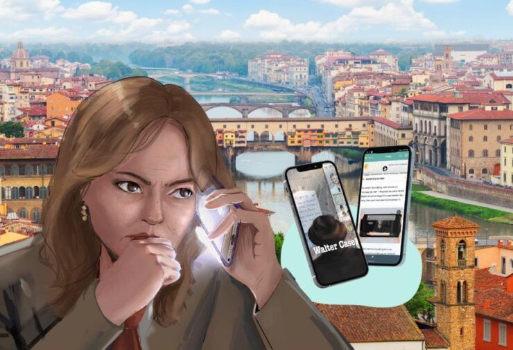 The Walter Case" Florence : Outdoor Escape Game - Location Details of the Escape Game