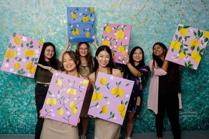 Therapeutic Art Jamming Workshop by Paintblush Singapore - What the price buys you