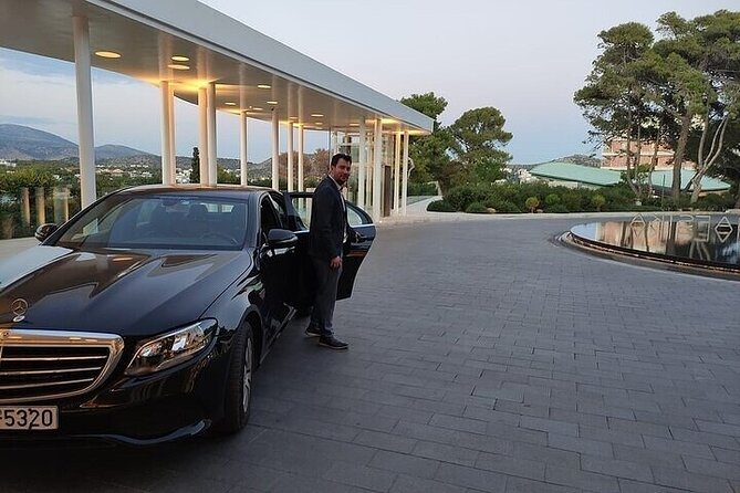 Thermal Lake Vouliagmeni and Temple of Poseidon Mercedes - Temple of Poseidon Overview