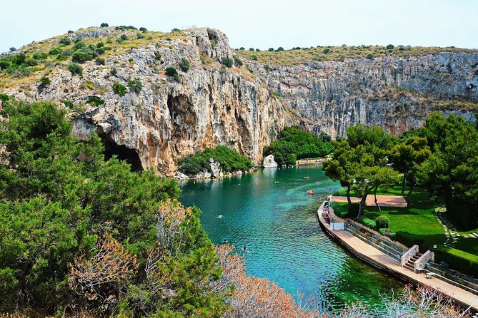 Thermal Lake Vouliagmeni and Temple of Poseidon Mercedes - Things to Do at Thermal Lake Vouliagmeni