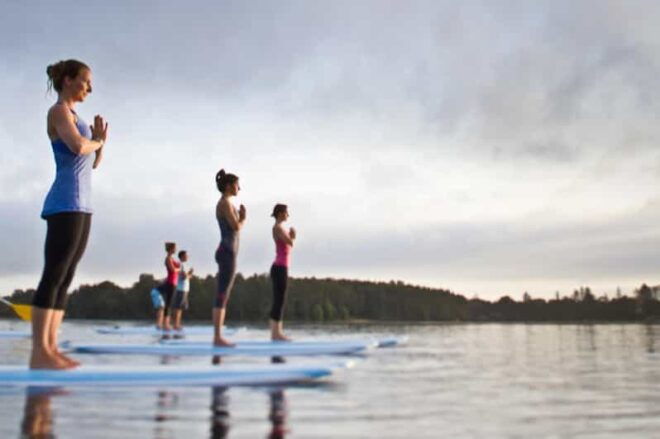 Thetis Lake: Unique SUP Yoga Experience - Session Highlights