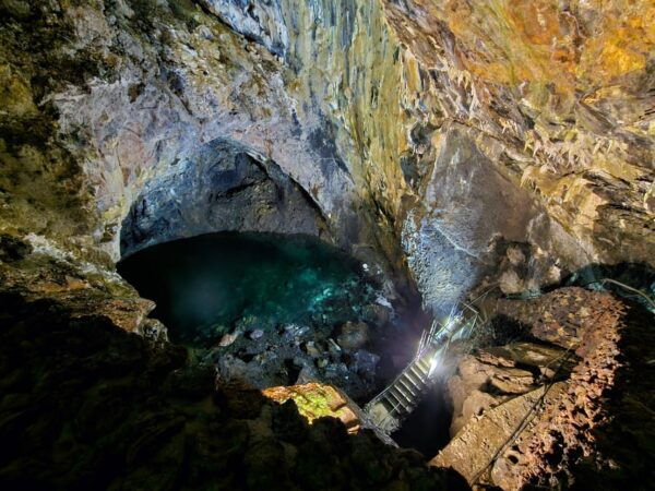 Third Island Caves: the Lava Route With Entrances & Wine - Algar Do Carvão