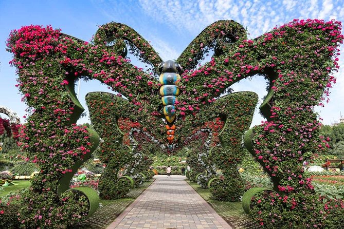 Three at One Time !! Dubai Miracle Garden With Butterfly Garden & Global Village - Overview of Dubai Miracle Garden Tour