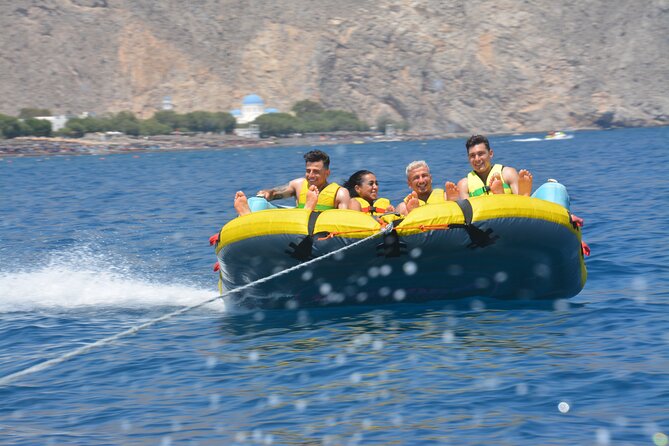 Thrill Waves Tubing at Perivolos Beach Santorini - Inclusions and Services