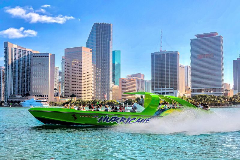 Thriller Miami Speedboat Adventures Tour - A lively ride, with real spray