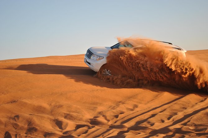 Thrilling Desert Safari Dubai, Sand Surf, Optional Camp Dinner - Overview of the Experience