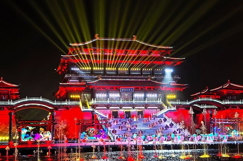 Tickets for the performance of "Dreaming of the Tang Dynasty" at the Giant Wild Goose Pagoda in Xian + Tickets for the Tang Paradise. - What to know before you book
