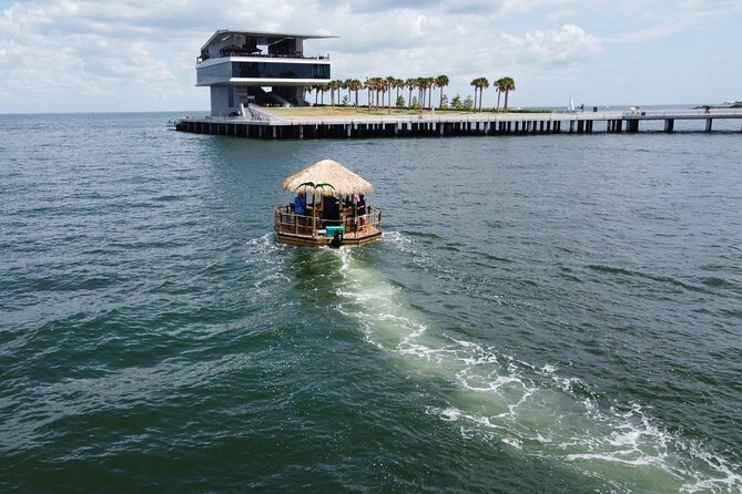 Tiki Boat - St. Pete Pier - The Only Authentic Floating Tiki Bar - Meeting and Pickup