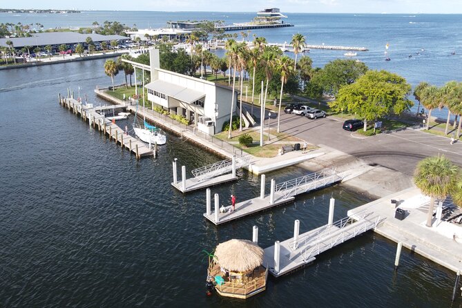 Tiki Boat - St. Pete Pier - The Only Authentic Floating Tiki Bar - Directions