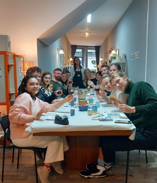 Tile Painting & Cocktails Porto Downtown - Workshop Experience Highlights