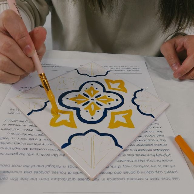 Tile Painting Workshop in Downtown Porto - Workshop Details