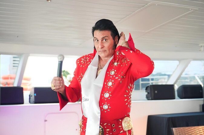 Tina Turner vs Elvis Tribute Lunch Cruise with 80's DJ - Setting Sail on Sydney Harbour