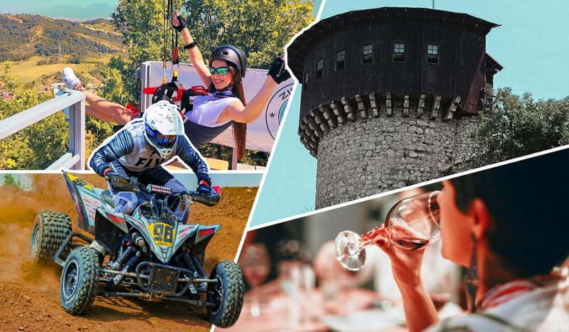 Tirana: Petrela Castle, ATV, Zipline, and Wine Tasting Tour - What’s included and what to consider