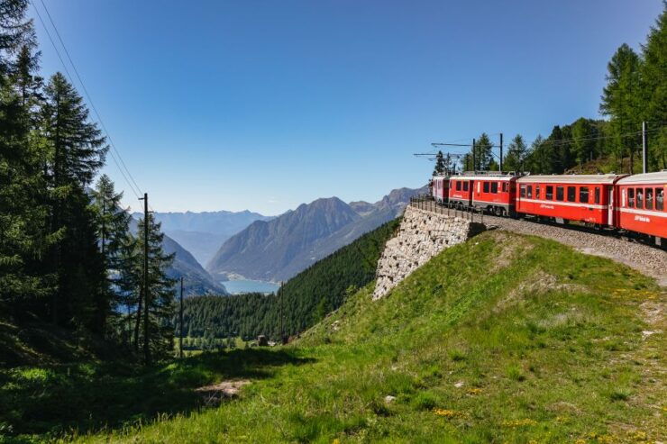 Tirano to St. Moritz: Bernina Red Train Return Day-Ticket - Activity Details