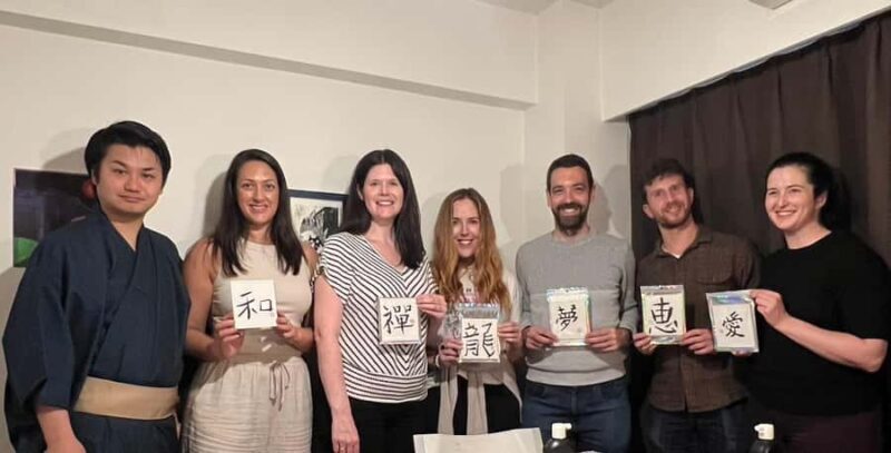 Tokyo: Ancient Japanese Calligraphy with a Calligraphy PhD - An Authentic Brush with Japan’s Calligraphy Heritage