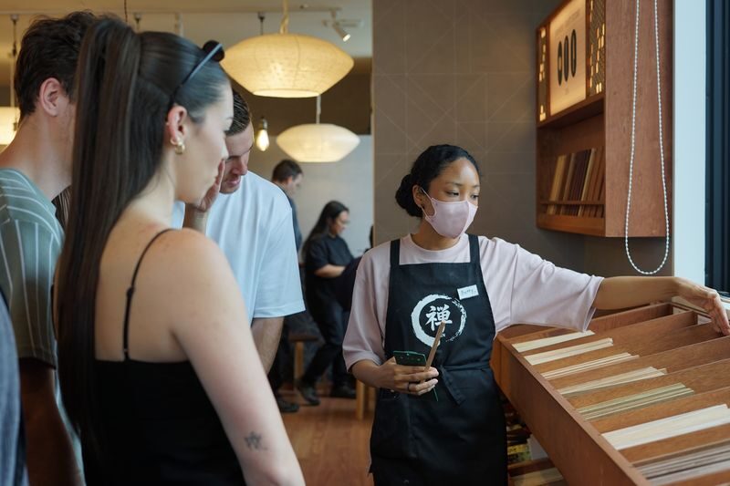 Tokyo Asakusa Chopsticks Workshop: Make Your Own Pair - A gentle pace, with help at each step