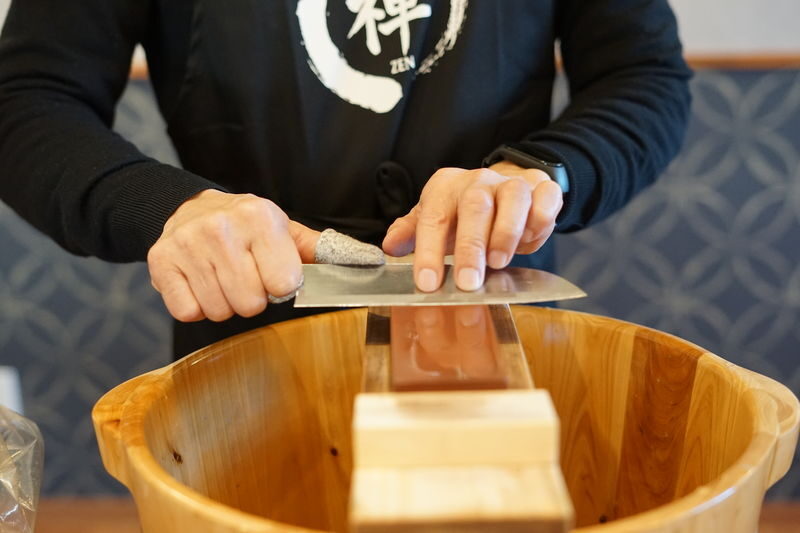 Tokyo: Asakusa Japanese Knife Craft & Sharpening Workshop - A knife-making class with a practical finish