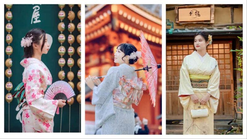 Tokyo: Asakusa Kimono Rental with Hairstyling and Makeup - Exploring the Kimono Rental Experience in Asakusa