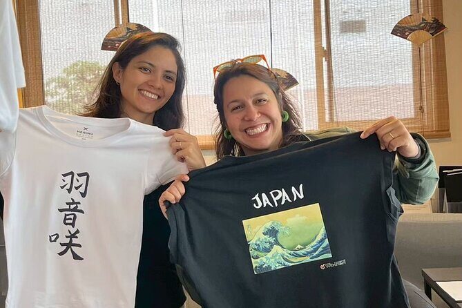 Tokyo AsakusaCalligraphy & Make T-shirt Activity - What to Expect During the Workshop