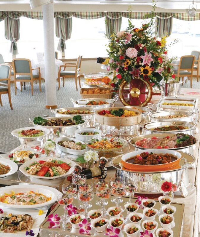 Tokyo Bay Buffet Cruise Aboard The Symphony - A floating view of Tokyo Bay