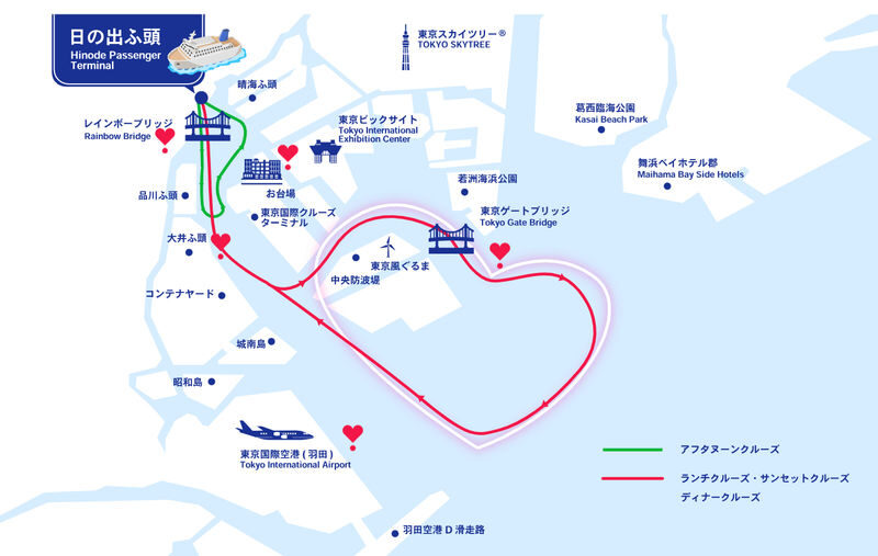 Tokyo Bay Buffet Cruise Aboard The Symphony - Lunch, sunset and the right light