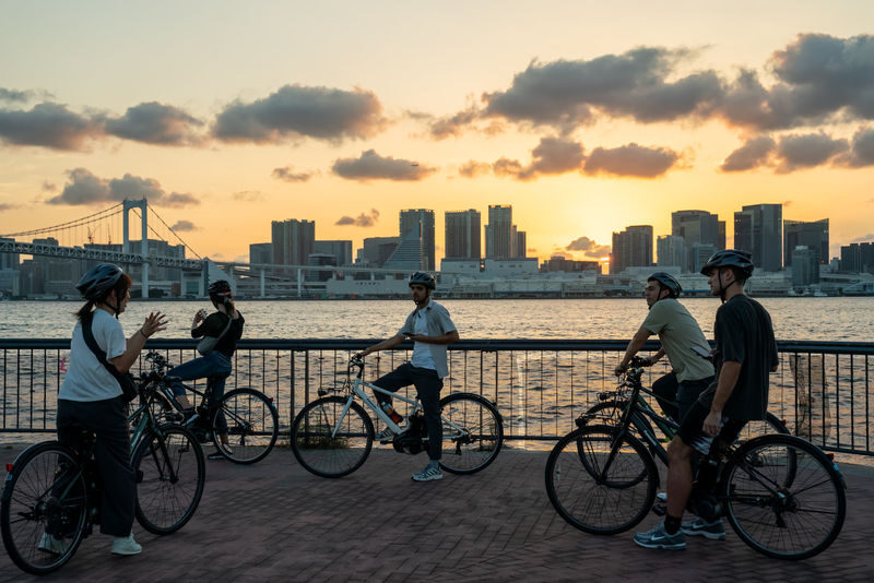 Tokyo Bay Small Group Sunset E-Bike Tour - Is US$60.55 good value?