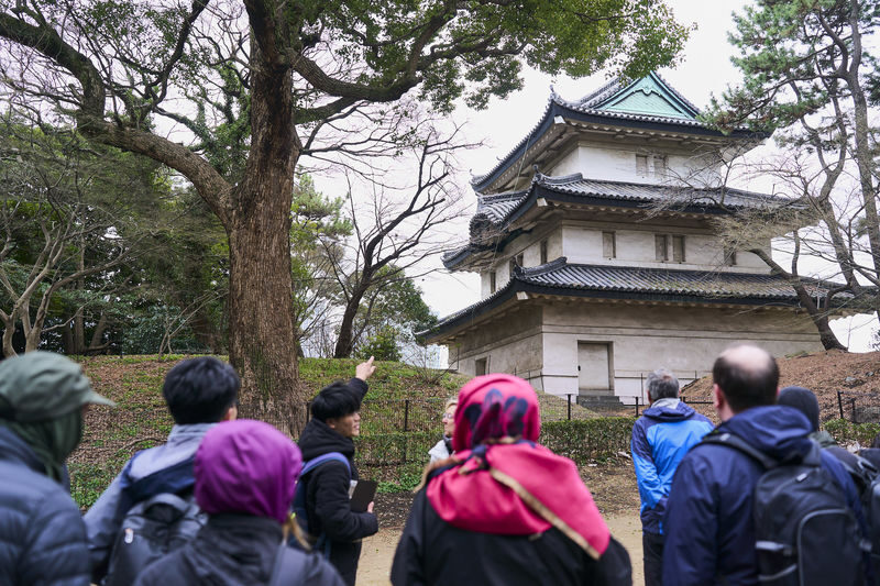 Tokyo Castle & Imperial PalaceーShogun Walking Tour - Tenshukaku: the castle tower that is no longer there