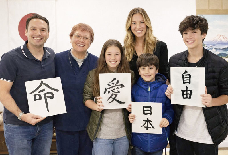 Tokyo: Customizable Calligraphy in Ginza | 7/9 New Open - Choosing a brush sets the tone