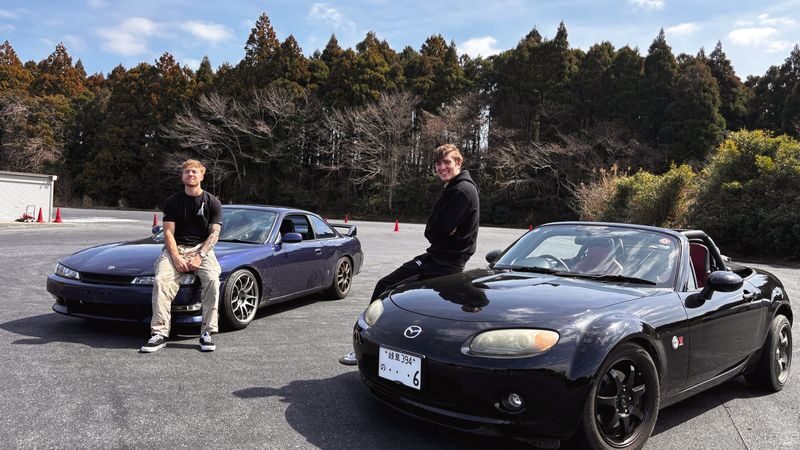 Tokyo Drift Lesson self driving & PRO experience JAPAN TRACK - From pickup to Mobara Twin Circuit