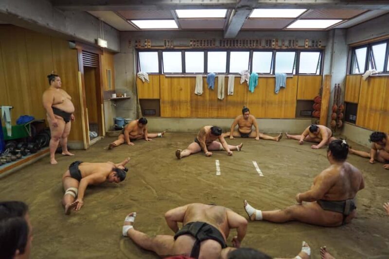 Tokyo: Exclusive Access to Sumo Morning Practice with Photos - The Sum Up