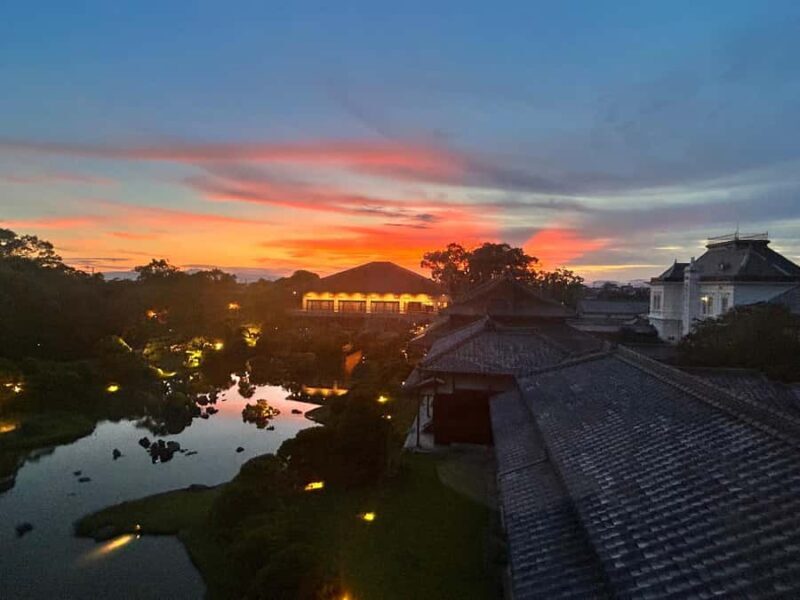 TOKYO: Guided Garden Tour with SP Dinner by E-bike -NIGHT - An Unusual Way to Experience Tokyo