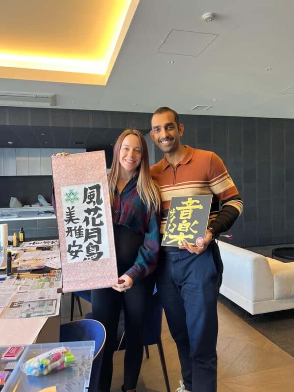 Tokyo: Japanese Calligraphy on Scroll/Fan with drink&sweets - Who Will Love This Tour?