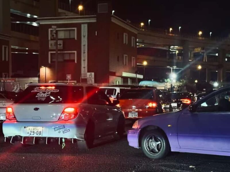 Tokyo: JDM Car Culture Tour - Daikoku PA & Tokyo Tower - Night Photos at Tokyo Tower