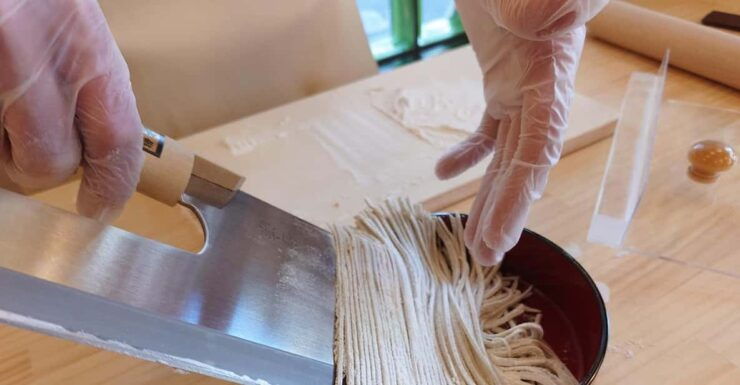 Tokyo Kappabashi : Soba Making Experience! The SOBAGIRI - Step-by-Step Soba Making