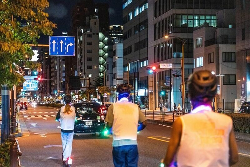 Tokyo Night E-Scooter Tour with Tokyo Tower - Guides, photos, and the personal touch