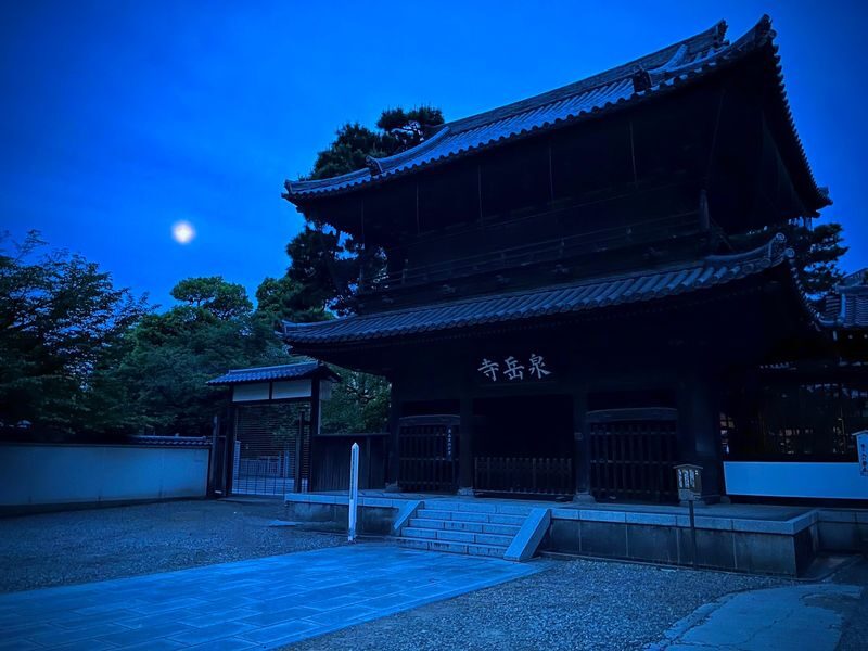 Tokyo: Night Electric Bike Tour with Tokyo Tower and Dolphin Show - Temple lights before the tower