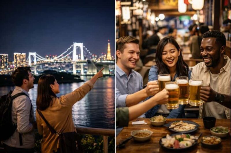 Tokyo Night Views & Izakaya Experience: Shimbashi to Odaiba - An Overview of the Experience