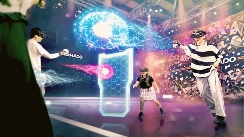 Tokyo Odaiba: AR Sports HADO battle game in AQUQ CiTY - What is HADO? A Futuristic Sport