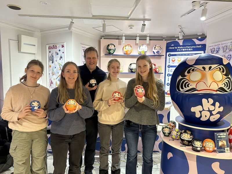 Tokyo: Paint Your Own Daruma - Japanese Good Luck Charm - What you get for $56.75