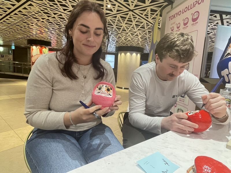 Tokyo: Paint Your Own Daruma - Japanese Good Luck Charm - The instructors and the feel of the class