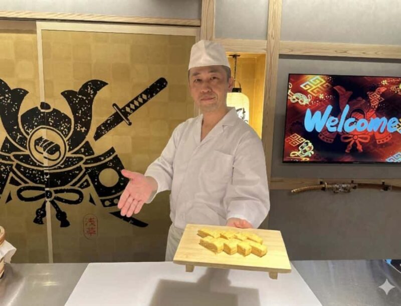 Tokyo : Samurai Sword & Sushi Experience with Chef Live - FAQ