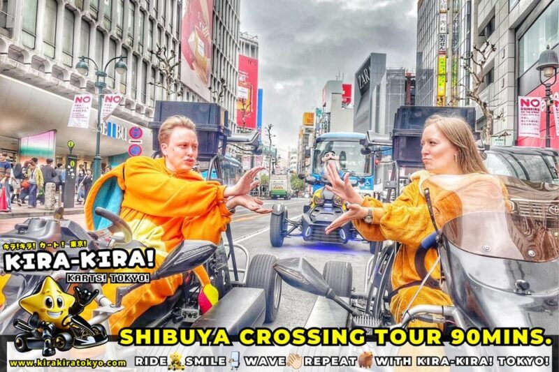 Tokyo: Shibuya Crossing x Tokyo Tower and more! Go-Kart Tour - FAQ