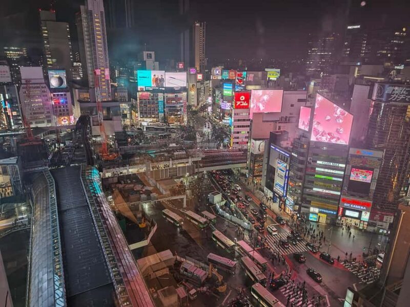 Tokyo: Shibuya Night Walking Tour with Rooftop City Views - The Experience’s Strengths and Possible Drawbacks