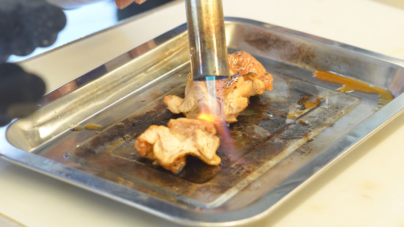 Tokyo: Shibuya Ramen Making - From Scratch to Your Own Bowl! - Chicken chashu and the art of building a bowl